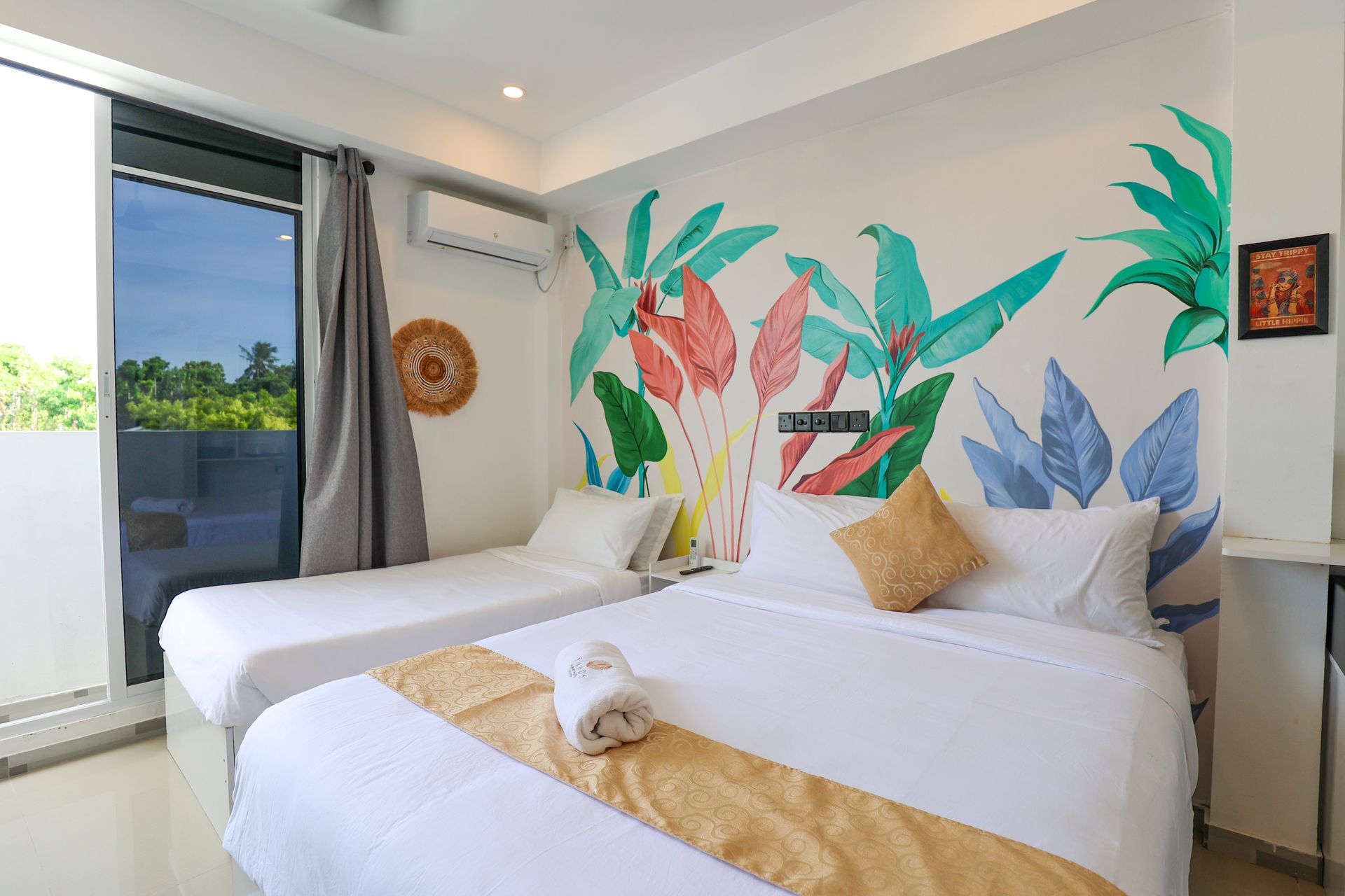 Double Deluxe Room with Balcony